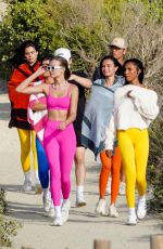 JOSEPHINE SKRIVER, JASMINE TOOKES, SARA SAMPAIO and KELSEY MERITT at a Photoshoot on the Beach in Malibu 07/20/2022