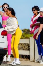 JOSEPHINE SKRIVER, JASMINE TOOKES, SARA SAMPAIO and KELSEY MERITT at a Photoshoot on the Beach in Malibu 07/20/2022
