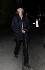 JOSEPHINE SKRIVER Out for Dinner Date at Giorgio Baldi in Santa Monica 07/09/2022