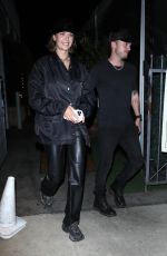 JOSEPHINE SKRIVER Out for Dinner Date at Giorgio Baldi in Santa Monica 07/09/2022