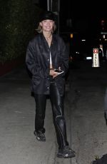 JOSEPHINE SKRIVER Out for Dinner Date at Giorgio Baldi in Santa Monica 07/09/2022