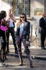JULIA FOX Arrives at Patou Fashion Show at PFW in Paris 07/03/2022