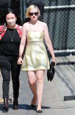 JULIA GARNER Arrives at Jimmy Kimmel Live in Hollywood 07/18/2022