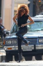 JULIETTE LEWIS on the Set of Immigrant in San Pedro 06/29/2022