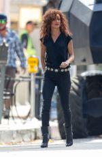 JULIETTE LEWIS on the Set of Immigrant in San Pedro 06/29/2022