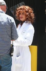 JULIETTE LEWIS on the Set of New Chippendales Miniseries in San Pedro 06/30/2022