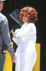 JULIETTE LEWIS on the Set of New Chippendales Miniseries in San Pedro 06/30/2022
