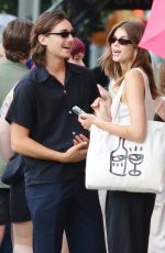 KAIA GERBER Out for Dinner with a Friend in New York 07/23/2022