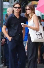KAIA GERBER Out for Dinner with a Friend in New York 07/23/2022