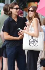 KAIA GERBER Out for Dinner with a Friend in New York 07/23/2022