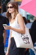 KAIA GERBER Out for Dinner with a Friend in New York 07/23/2022
