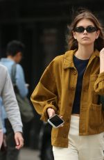 KAIA GERBER Out for Lunch with a Friend in New York 06/21/2022