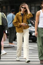 KAIA GERBER Out for Lunch with a Friend in New York 06/21/2022