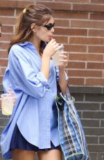 KAIA GERBER Out Shopping in New York 07/16/2022