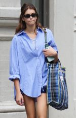 KAIA GERBER Out Shopping in New York 07/16/2022