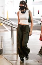 KAIA GERBER Out with Her Dog in New York 07/25/2022