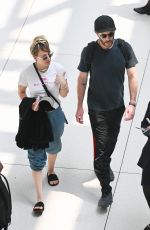 KALEY CUOCO at JFK Airport in New York 07/01/2022