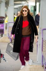 KAREN GILLAN Leaves Heathrow Airport in London 07/11/2022