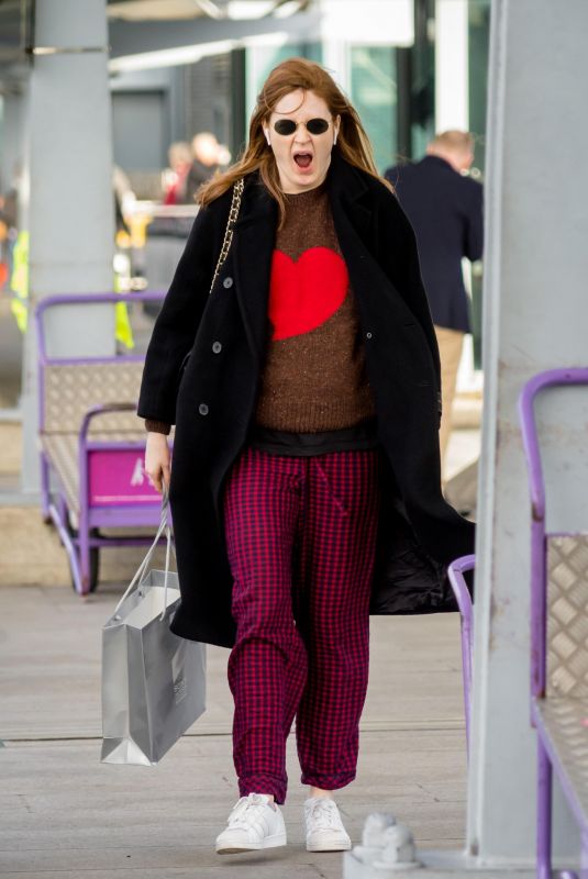 KAREN GILLAN Leaves Heathrow Airport in London 07/11/2022