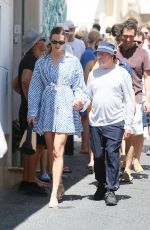KARLIE KLOSS and David Geffen Out in Capri 07/29/2022