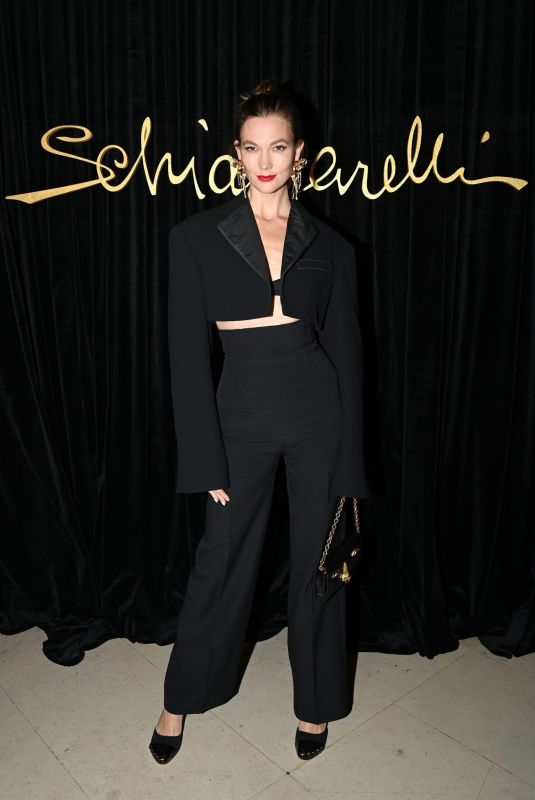 KARLIE KLOSS at Schiaparelli Haute Couture Show at Paris Fashion Week 07/04/2022