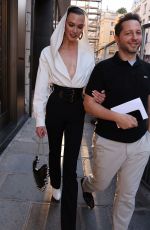 KARLIE KLOSS Leaves Azzedine Alaia Show at Haute Couture Autumn Winter 22/23 in Paris 07/03/2022