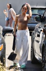 KARRUECHE TRAN Out for Lunch with a Friend in Los Angeles 07/12/2022