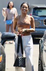 KARRUECHE TRAN Out for Lunch with a Friend in Los Angeles 07/12/2022