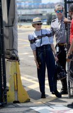 KATE CAPSHAW Arrives to New York Aboard a Helicopter 07/10/2022