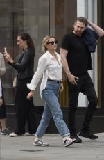 KATE HUDSON Out and About in London 07/22/2022