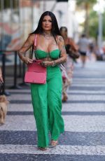 KATHERINE FLORES Arrives at Pretty Little Thing Show at Miami Swim Week 07/15/2022