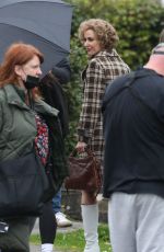 KATHERINE KELLY on the Set of The Long Shadow in Leeds 06/29/2022