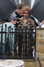 KATHERINE KELLY on the Set of The Long Shadow in Leeds 06/29/2022