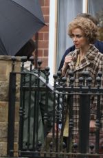 KATHERINE KELLY on the Set of The Long Shadow in Leeds 06/29/2022