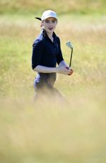 KATHRYN NEWTON at Celebrity Fourball at St Andrews Old Course in Scotland 07/10/2022