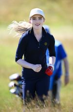 KATHRYN NEWTON at Celebrity Fourball at St Andrews Old Course in Scotland 07/10/2022