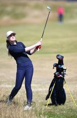 KATHRYN NEWTON at Celebrity Fourball at St Andrews Old Course in Scotland 07/10/2022