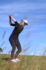 KATHRYN NEWTON at Celebrity Fourball at St Andrews Old Course in Scotland 07/10/2022