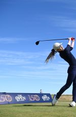 KATHRYN NEWTON at Celebrity Fourball at St Andrews Old Course in Scotland 07/10/2022