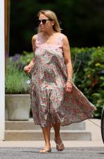 KATIE COURIC Out with a New Puppy in The Hamptons 07/08/2022
