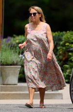KATIE COURIC Out with a New Puppy in The Hamptons 07/08/2022