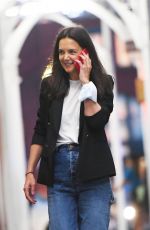 KATIE HOLMES Arrives at Angelika Film Center in New York 07/22/2022
