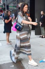 KATIE HOLMES Arrives at Good Morning America in New York 07/20/2022