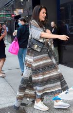 KATIE HOLMES Arrives at Good Morning America in New York 07/20/2022