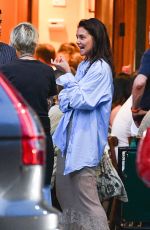 KATIE HOLMES at Bar Pitti in New York 07/07/2022