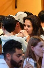 KATIE HOLMES at Bar Pitti with Friends in New York 07/08/2022