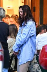 KATIE HOLMES at Bar Pitti with Friends in New York 07/08/2022