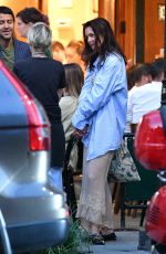 KATIE HOLMES at Bar Pitti with Friends in New York 07/08/2022