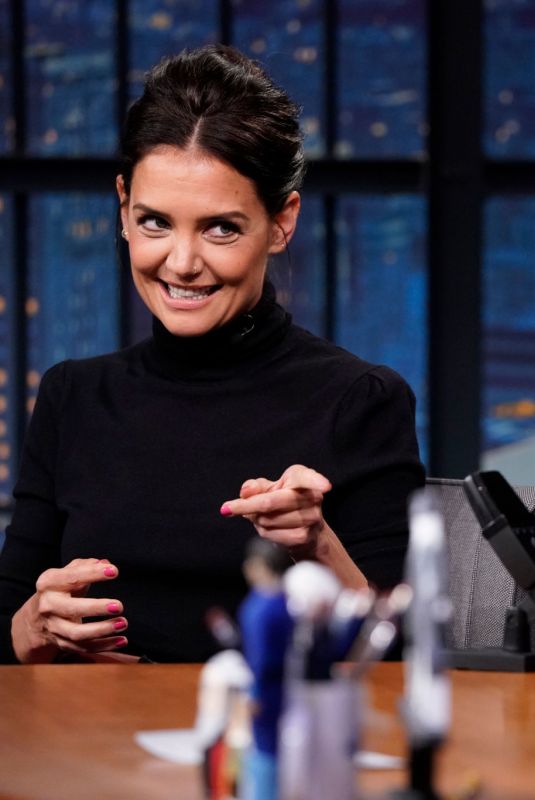 KATIE HOLMES at Late Night with Seth Meyers 07/20/2022