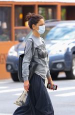 KATIE HOLMES Out and About in New York 07/07/2022